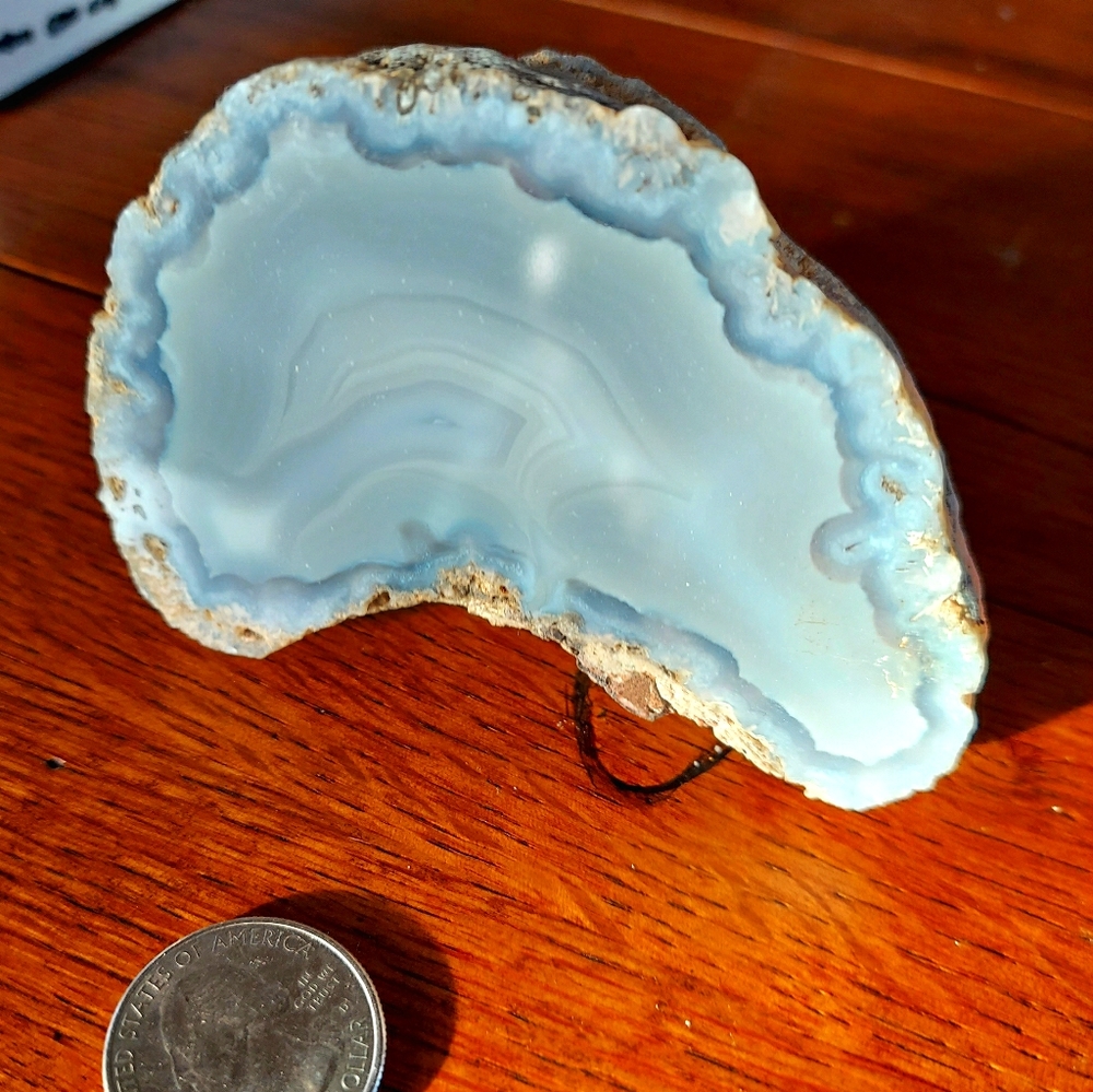 Polished Agate Geode Half